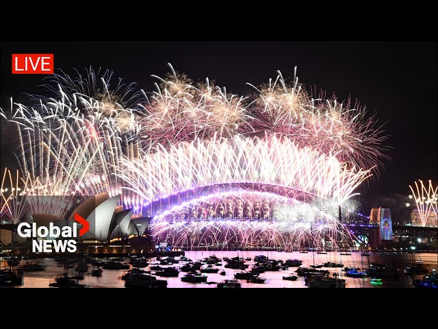 ⁣New Year's 2025 countdown celebrations around the world | LIVE