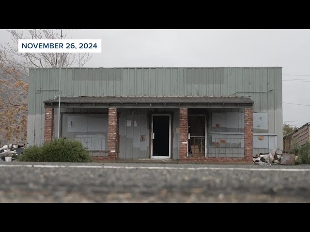 ⁣Long abandoned building in Lake Isabella demolished