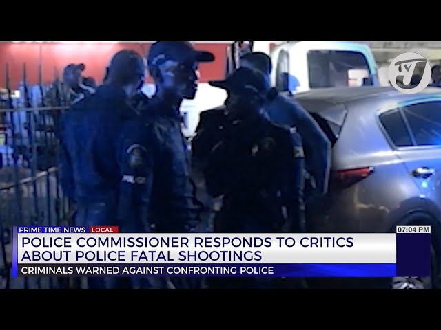 ⁣Police Commissioner Responds to Critics about Police Fatal Shootings