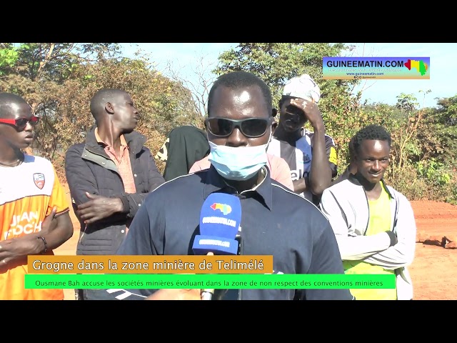 ⁣Conflit dans les zones minières de Télimélé : Ousmane Bah dénonce le non respect des conventions