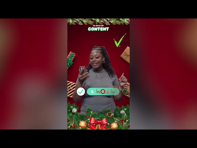 ⁣Christmas Emoji Challenge - Featuring Kriissy Hunny, Keyanou Ramz and Caspa - 12 Days of Content