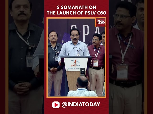 ⁣ISRO Chairman, S Somanath On The Launch Of Pslv-c60 For The Spadex Mission