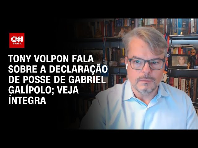 ⁣Tony Volpon fala sobre a declaração de posse de Gabriel Galípolo; Veja íntegra | CNN 360°