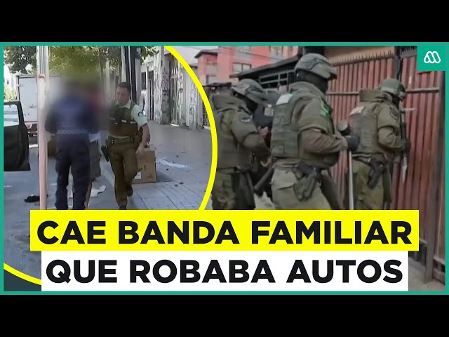 ⁣Cae banda familiar que se dedicada al robo de autos