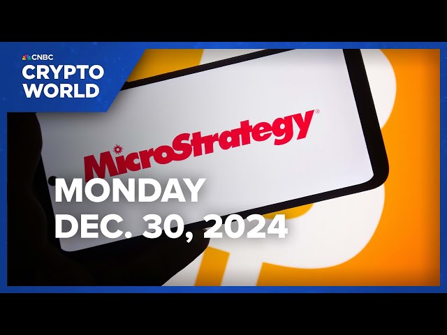 ⁣MicroStrategy falls as much as 6% after latest bitcoin purchase: CNBC Crypto World