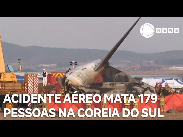 ⁣Especialista analisa acidente aéreo que vitimou 179 pessoas na Coreia do Sul