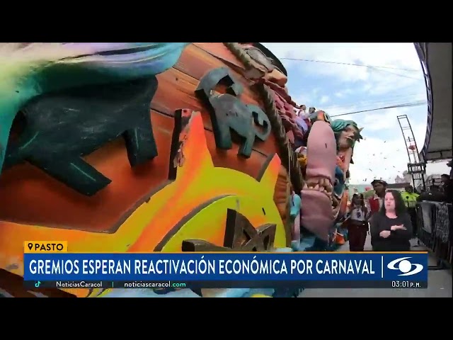 ⁣Gremios esperan reactivación económica por Carnaval de Negros y Blancos