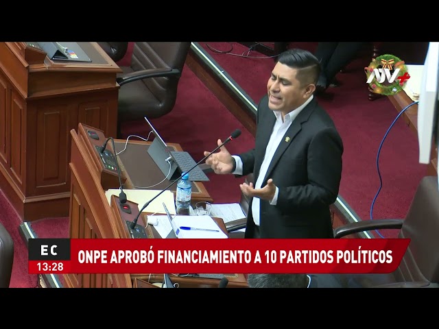 ⁣ONPE aprobó financiamiento de 10 partidos políticos