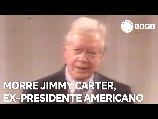 ⁣Morre ex-presidente americano Jimmy Carter aos 100 anos; veja a repercussão