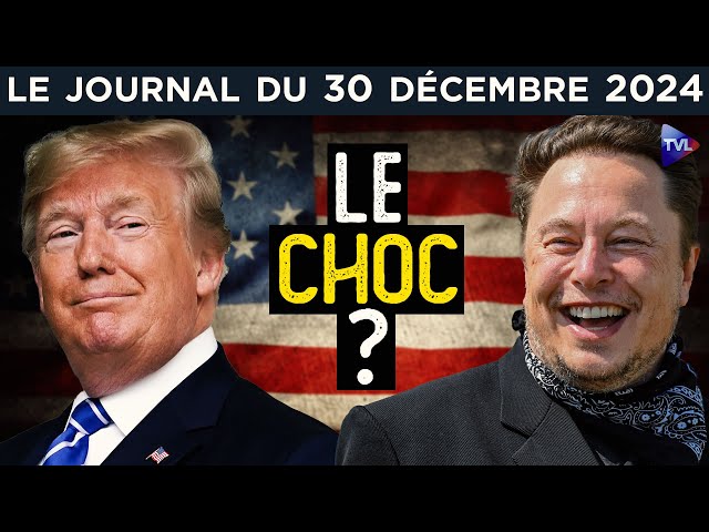 ⁣Trump - Musk : le tsunami républicain ? - JT du lundi 30 décembre 2024