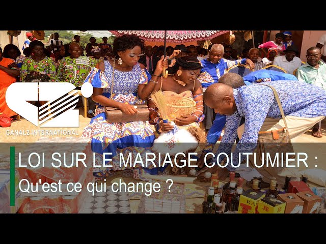 ⁣LOI SUR LE MARIAGE COUTUMIER :  Qu'est ce qui change ? ( DEBRIEF DE L'ACTU du Lundi 30/12/