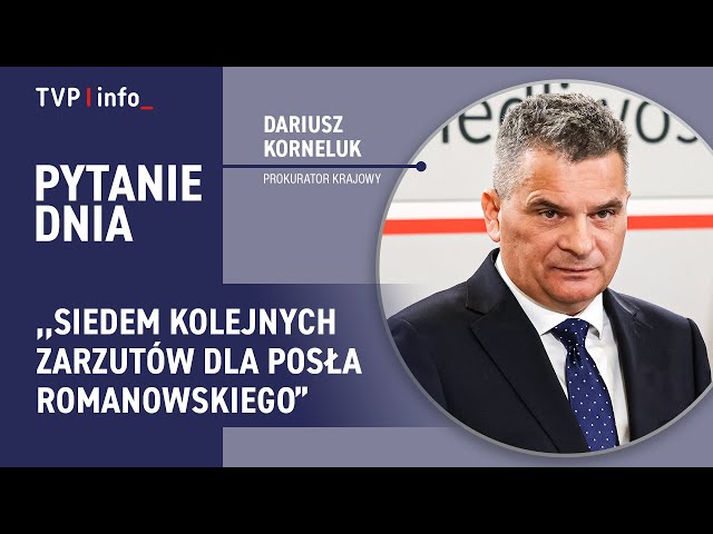 ⁣Nowe zarzuty dla Romanowskiego prokurator krajowy ujawnia | PYTANIE DNIA