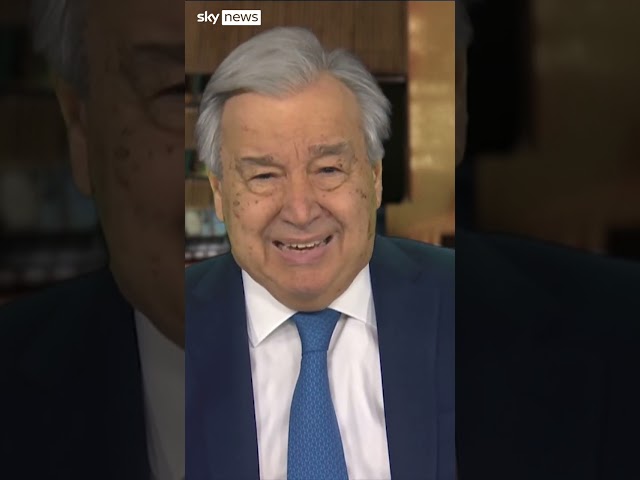 ⁣UN chief's climate warning in New Year's speech