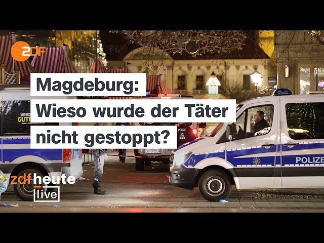 ⁣Magdeburg-Anschlag: Ermittlungen ohne politische Konsequenzen? | ZDFheute live