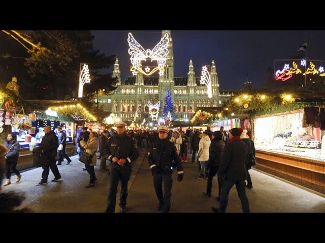 ⁣Viena aumenta la seguridad en Nochevieja tras el ataque al mercado navideño de Magdeburgo