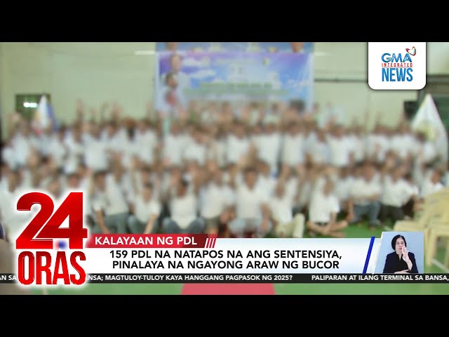 ⁣159 PDL na natapos na ang sentensyia, pinalaya na ngayong araw ng BOC | 24 Oras