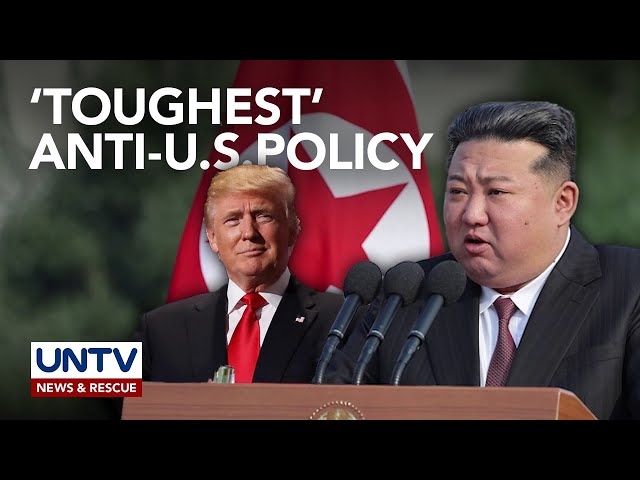 ⁣Kim Jong Un, nangakong ipatutupad ang pinakamahigpit na polisiya kontra U.S.