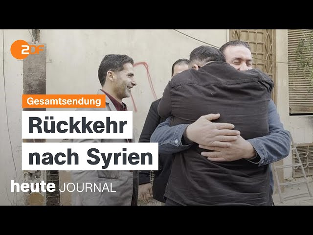 ⁣heute journal v. 30.12.2024 Aufarbeitung Magdeburg, Syrisches Ehepaar kehrt zurück, Lichtblicke 2024