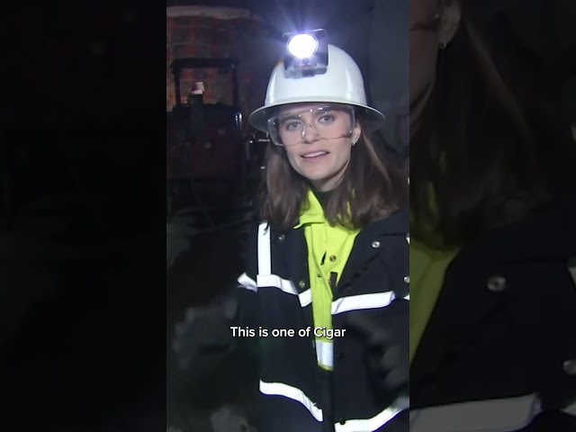 ⁣A look inside the world's highest grade uranium mine, 1,600 feet underground