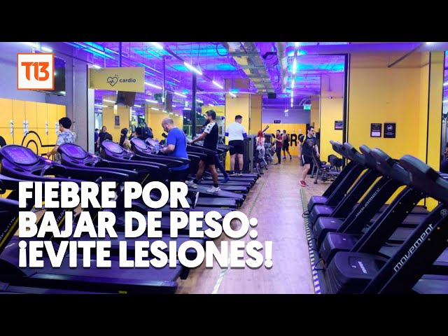 ⁣Fiebre por bajar de peso: Evite lesiones y tome con calma el gimnasio