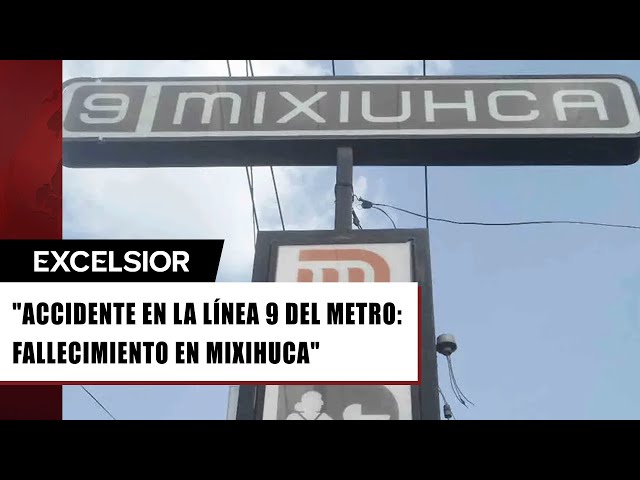 ⁣Hombre muere electrocutado tras caer a las vías del Metro en la estación Mixihuca