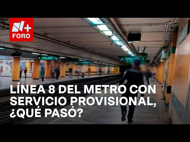 ⁣Línea 8 del Metro tiene servicio provisional este lunes 30 de Diciembre, ¿qué pasó? - Las Noticias