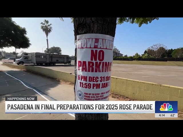 ⁣What to know about the Rose Parade as Pasadena make final touche