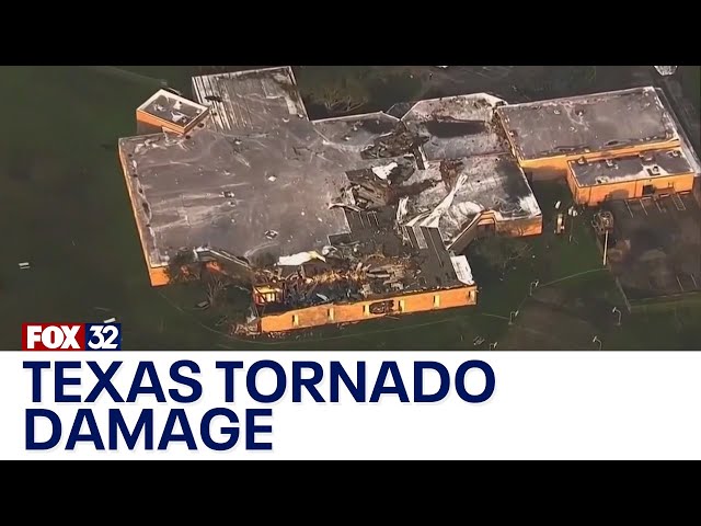 ⁣Tornadoes leave behind damage in Texas