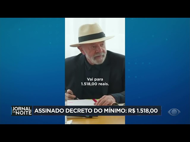 ⁣Salário mínimo será de R$ 1.518 em 2025