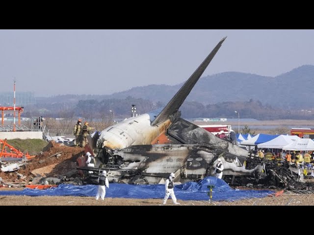 ⁣NO COMMENT: El pueblo surcoreano rinde homenaje a las víctimas del accidente aéreo