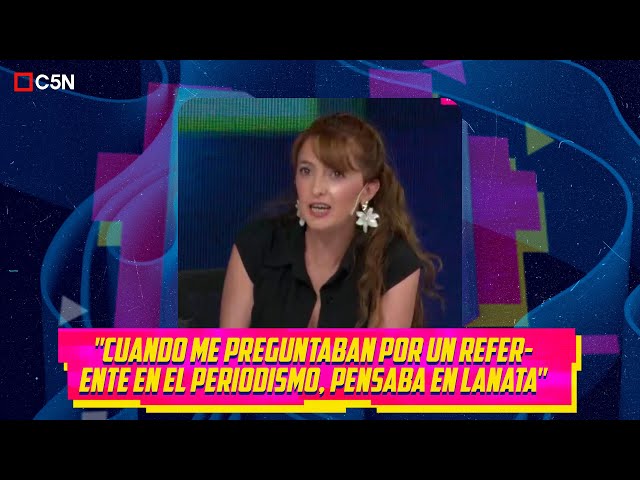 ⁣"CUANDO me PREGUNTABAN por un REFERENTE en el PERIODISMO, pensaba en LANATA"