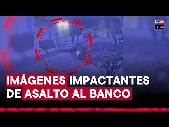 ⁣Callao: cámaras graban a dos de los cinco delincuentes que asaltaron un banco en avenida La Marina