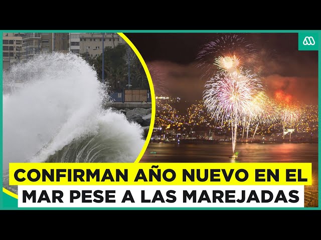 ⁣¿Marejadas en año nuevo? Confirman show pirotécnico en el mar