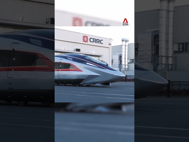 ⁣China's newest bullet train prototype