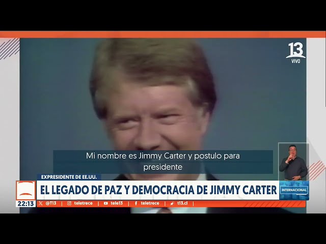 ⁣El legado de paz y democracia de Jimmy Carter