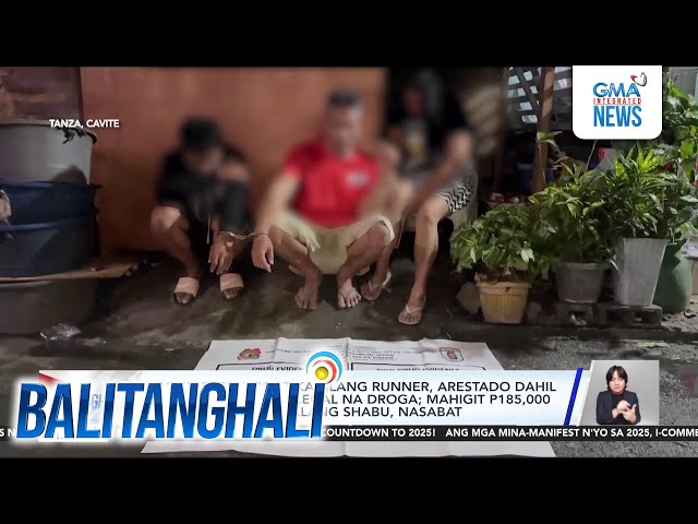 ⁣Live-in partners at kanilang runner, arestado dahil sa pagbebenta ng ilegal... | Balitanghali