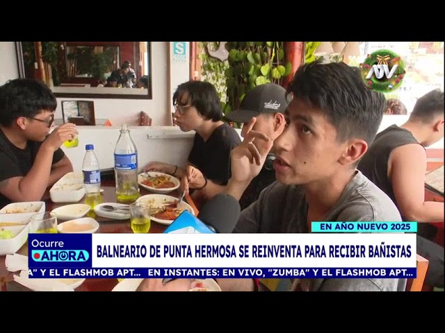 ⁣Balneario de Punta Hermosa se reinventa para recibir bañista en Año Nuevo 2025