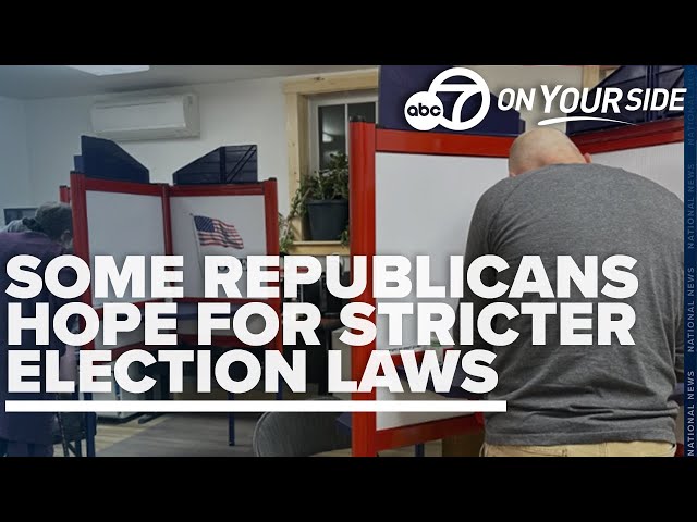 ⁣Some Republicans hope stricter election laws take priority in GOP led Washington