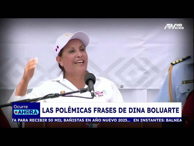 ⁣Las polémicas frases de la presidenta Dina Boluarte