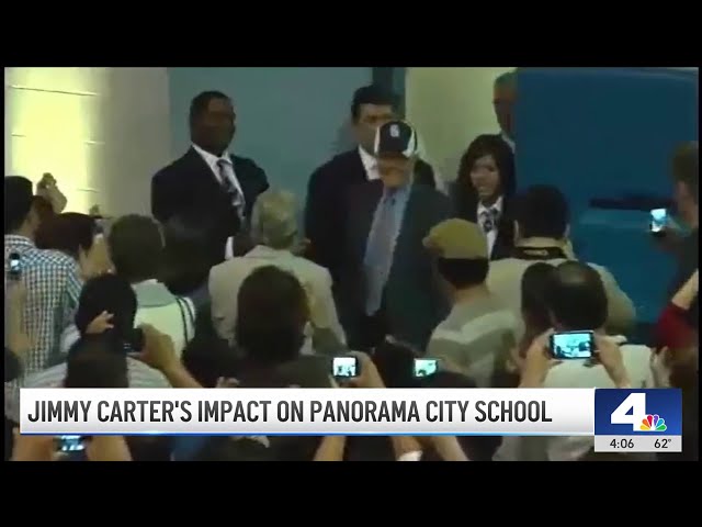 ⁣Jimmy Carter's impact on Panorama City school