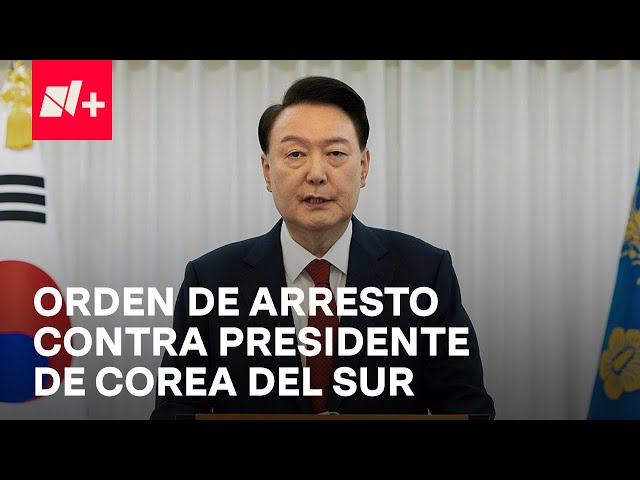 ⁣Emiten orden de arresto contra el presidente de Corea del Sur - En Punto