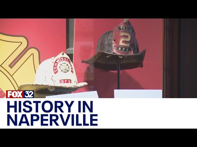 ⁣Naperville Fire Department celebrates 150 years of service with historic exhibit