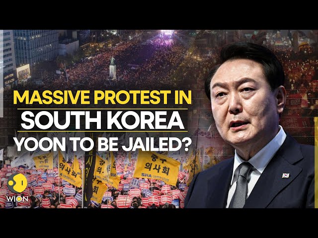 ⁣South Korea LIVE: Arrest Warrant Against Impeached President Yoon Sparks Massive Protest | WION