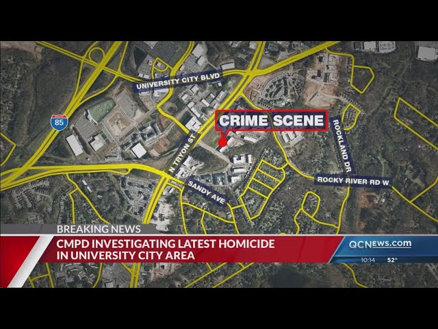 ⁣Homicide investigation underway in University City area