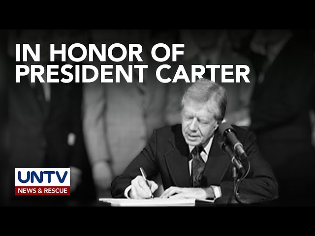 ⁣State funeral para kay dating US Pres. Jimmy Carter, itinakda sa January 9