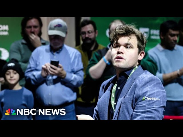 ⁣Chess champion Magnus Carlsen returns to compete after wardrobe controversy