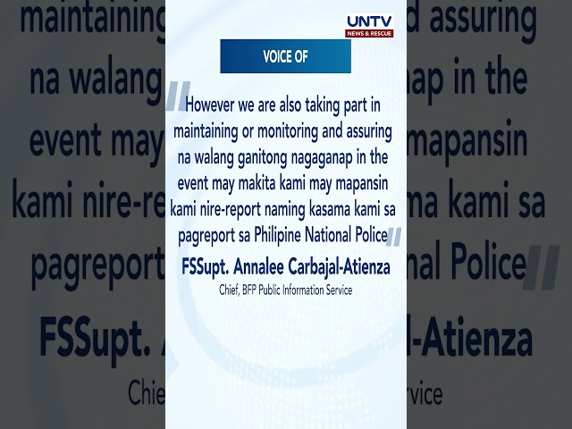 ⁣32 insidente ng sunog dahil sa paputok, naitala ng BFP; panonood ng fireworks display, ipinanawagan