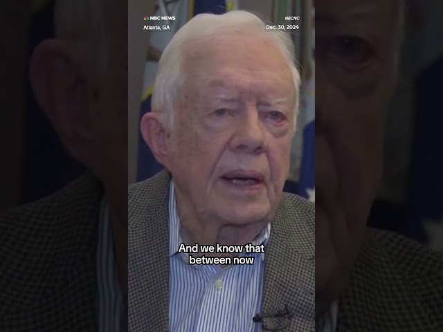 ⁣State funeral for Jimmy Carter to be held Jan. 9 as Biden declares national day of mourning