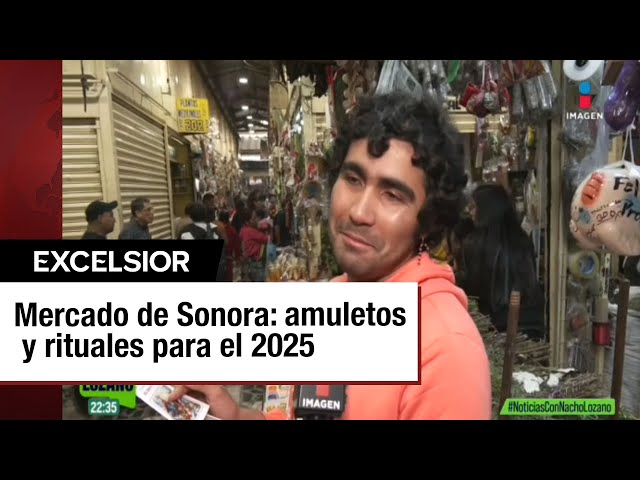 ⁣Rituales y amuletos: el Mercado de Sonora se alista para el 2025