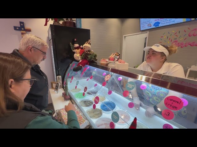 ⁣Aurora ice cream shop needs people with winter sweet teeth to support differently-abled workers